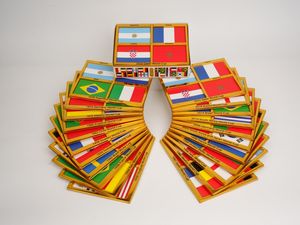 Decoración para el Hogar de Aficionados al Fútbol, Recuerdo de la Copa <span class=keywords><strong>Mundial</strong></span> de Fútbol 1930-<span class=keywords><strong>2022</strong></span>, Cuadro de Puntuación de las Cuatro Finales, Duradero, PET/Papel, Coleccionable, Regalo - Product Image 6