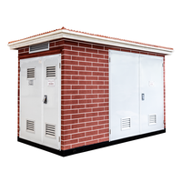 Transformateur de puissance pour sous-station compacte extérieure 1000KVA 1500KVA 2500KVA 11KV 15KV 33KV Box 120V 50Hz 35KV 6KV 69KV 36V