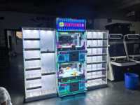 Nouvelle machine à grue à monnayeur pour bonbons et prix, compatible espagnol/japonais, personnalisable, prise universelle pour salles d'arcade commerciales
