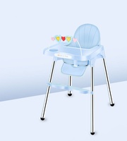 Table de massage pour bébé pliable, siège rehausseur portable de voyage, ensemble chaise haute avec hauteur réglable pour les toilettes et les repas