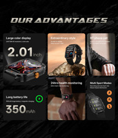 Montre connectée C50pro avec écran tactile, assistant vocal IA, suivi d'activité, GPS, contrôle par application, bracelet en acier inoxydable, autonomie de 7 jours