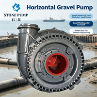 Pompa Pasir dan Kerikil Sentrifugal Horizontal Tahan Aus untuk Partikel Besar, untuk Ekstraksi Pasir Sungai, Pembersihan Waduk, dan Lumpur Bijih