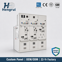 Unité principale de distribution utilitaire RM6-12 24kV 2000A, appareillage SF6, système de panneaux de distribution d'énergie hydroélectrique de pointe pour l'industrie