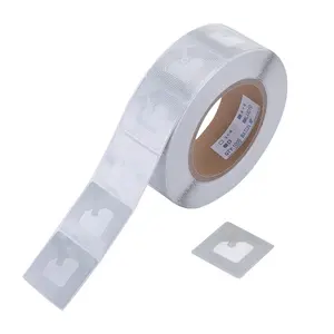 Rf Security Tags RUIFEIDI 4040 Eas Label Transparent Beautiful Eas Rf Stickers For Paper Box Anti-theft Security 8.2mhz Soft Tags