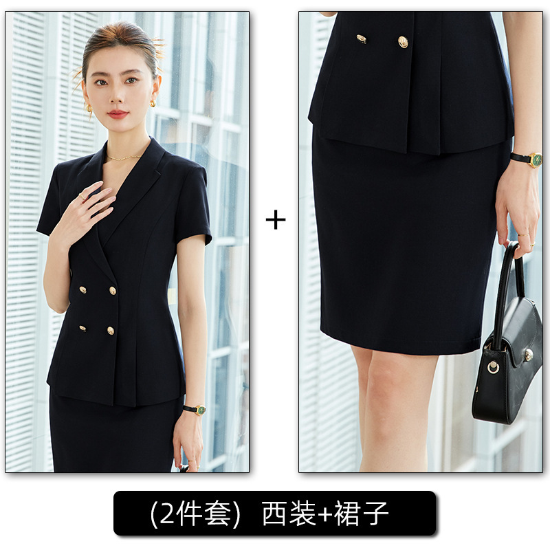 black suit dress
