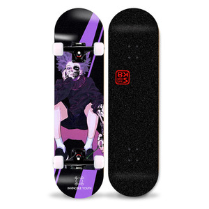 <span class=keywords><strong>Skateboard</strong></span> complet avec impression personnalisée, pour adultes, fabriqué à la main, bon marché - Product Image 3