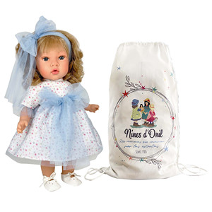 SUSETTE FANCY BLUE DOLL un jouet éducatif élégant - Product Image 5