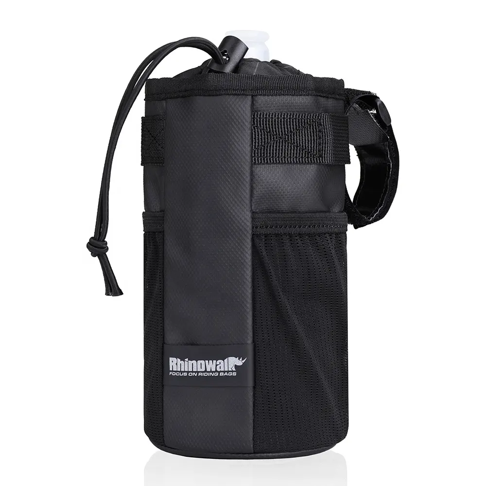 Private Label Rhinowalk Bike Seam Bag Handlebar Snack bag for Bike Touring Cup Bottle Drink Holder