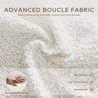Moderne 360 °   Fauteuil pivotant d'appoint gris foncé, design tonneau, tissu Teddy, coussin lombaire supplémentaire, chaise en bois élégante pour salon