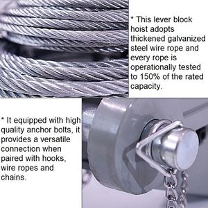Palans à câble métallique industriels de conception moderne, légers, en alliage, 0,8t, 1,6t, 3,2 tonnes, pour le levage de marchandises - Product Image 2