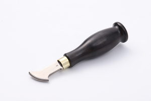 Stainless Steel Leather <strong>Edge</strong> Creasing <strong>Tool</strong> with Ebony Wood Handle for Marking Creaser Decoration - Product Image 5
