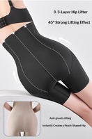 Tanga de corte alto más vendida, con encaje, efecto reductor abdominal, material de nailon, antibacteriano y transpirable.