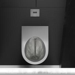 Offre Spéciale – <span class=keywords><strong>Urinoir</strong></span> Mural de Salle de Bain en Acier Inoxydable 304 de Qualité Supérieure avec Débit d'Eau Activé par Capteur - Product Image 5