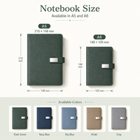 Ensemble cadeau carnet et stylo en cuir PU avec logo personnalisé, couleur Pantone assortie, journal d'affaires haut de gamme pour étudiants, boîte cadeau, faible MOQ