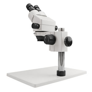 Microscopio Binocular con Zoom Estéreo SHUNMA SZM45-B1 con Luz LED, Ampliación de 7-45x, Base Grande - Product Image 4