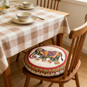 Grands coussins ronds, sièges, <span class=keywords><strong>coussin</strong></span> circulaire bohème <span class=keywords><strong>mandala</strong></span> pour le yoga, le salon - Product Image 6