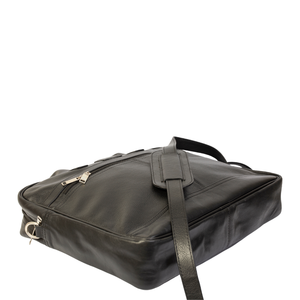 Maletín de Cuero para Portátil de 15 Pulgadas con Cierre de Cremallera, Bolsa de Hombro para Oficina, Diseño Duradero - Product Image 3
