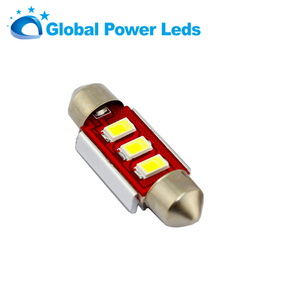 SV8.5 longueur 36mm 3SMD 5630 puce Canbus avec résistances de charge à l'intérieur de l'automobile feston led ampoules 12V - Product Image 3