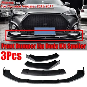 Kit de 3 Piezas para Parachoques Delantero de Coche: Labio Divisor, Spoiler, Difusor, Deflector y Protector para Hyundai Veloster 2013-2017 - Product Image 1