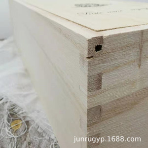 Caja de Madera para Vino, Diseño Deslizante, Madera de Pino Sólida, Caja de Almacenamiento para Bebidas, Forma Rectangular, Hecha a Mano, Personalizable - Product Image 2