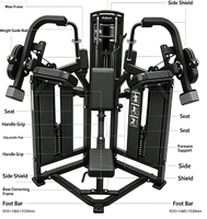 Machine d'extension des jambes en acier robuste de haute qualité Hammer Strength pour l'exercice des muscles des jambes en salle de sport