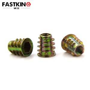 <span class=keywords><strong>Ecrou</strong></span> de meuble en alliage de zinc multicolore Dents intérieures et extérieures avec capuchon à vis à tête fraisée et écrous encastrés Douille hexagonale - Product Image 3