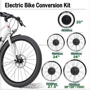 <span class=keywords><strong>Kit</strong></span> de Conversión de Bicicleta Eléctrica con Motor de Cubo Sin Escobillas de 52V 2000W, Batería de Litio y Marco Metálico - Product Image 2