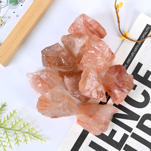 Wholesale High Quality Stones and Crystal Rough Stone Red <b>Fire</b> Quartz Raw Stones Crystal Decoration - Product Image 1