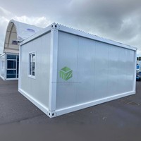 Maisons conteneurs de 20 pieds pour dortoirs de chantier/bureaux mobiles/abris d'urgence prêtes à l'emploi après installation