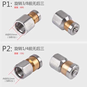 Buse haute pression Hanggao en acier inoxydable, pression réglable pour machine de lavage de voiture - Product Image 3