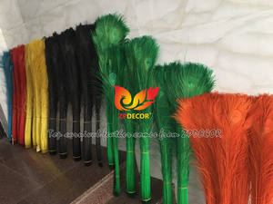 <span class=keywords><strong>Top</strong></span> Fornitore di ZPDECOR Commercio All'ingrosso A Buon Mercato 80-90 cm di Lunghezza Naturale Del Pavone <span class=keywords><strong>Piume</strong></span> di Coda per il Carnevale Costumi e di Vendita - Product Image 4