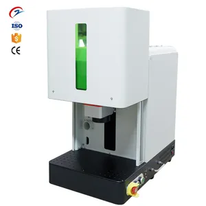 ZHONGCAN Cover Desktop Enclosed Laser Marking Machine Fiber Laser Cutting Marking Engraving Machines