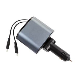Nouveau produit 100W charge de voiture rapide 4 en 1 briquet de voiture port USB adaptateur de charge de voiture rétractable universel avec câble - Product Image 2