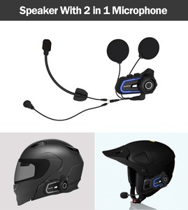 S2 kablosuz motosiklet kask Bt interkom kulaklık su geçirmez - Product Image 6