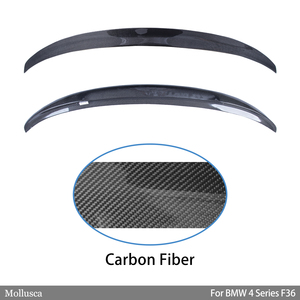 For 4 Series F36 4Door Cran Coupe P Style Carbon Fiber <b>Rear</b> <b>Spoiler</b> Trunk Wing 2014-2019 - Product Image 2
