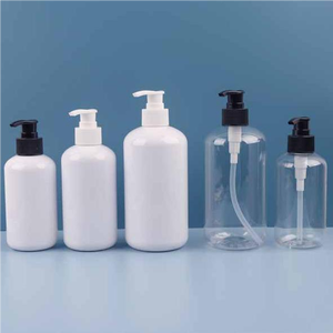 <span class=keywords><strong>Bosto</strong></span> Bouteilles à pompe en plastique pour animaux de compagnie à épaule ronde 200ml 250ml 300ml 480ml pour shampooing Lotion pour le corps Gel douche Conditionneur - Product Image 1