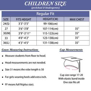 En gros, ensemble de toges et chapeaux de remise de diplôme pour la maternelle et la prématernelle, avec pompon et étole, et toges de remise de diplôme avec certificat - Product Image 3