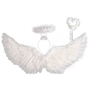 <span class=keywords><strong>Ali</strong></span> d'<span class=keywords><strong>Angelo</strong></span> Nere, Rosa e <span class=keywords><strong>Rosse</strong></span> per Adulti e Bambini, per Feste in Maschera di Halloween - Product Image 1