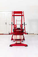 L'usine vend directement l'équipement de cage à squat Smith Machine à usage intensif-pour l'entraînement intense des jambes, exclusif pour les gymnases et les studios