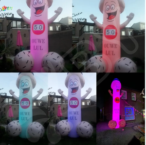 Poupées hollandaises, ballon gonflable Old Dick avec numéro modifiable - Product Image 4