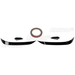ชุดแต่งสปอยเลอร์กันชนหน้า Canard Wings สำหรับรถยนต์ VW Golf MK7.5 R-Line GTI GTD - Product Image 2