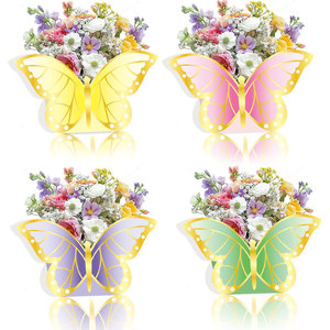 Wholesale 3D Butterfly <b>Small</b> Business Snack Packaging Boxes Party Decorative Folding Wedding Gift <b>Box</b> for Flowers Arrangement - Product Image 1