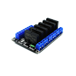 <span class=keywords><strong>DC</strong></span> 5V 12V 24V 3-24V <span class=keywords><strong>6</strong></span> Canali SSR Modulo AC 240V 2A <span class=keywords><strong>DC</strong></span> 50V 2A Ad Alto Livello di Uscita A Basso Livello di Trigger Relè A Stato Solido a Bordo del Modulo - Product Image 1