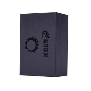 custom your design <b>luxury</b> <b>gift</b> <b>box</b> magnetic oil perfume bottle Black card hot stamping black gold craft flip cover <b>gift</b> <b>box</b> - Product Image 6