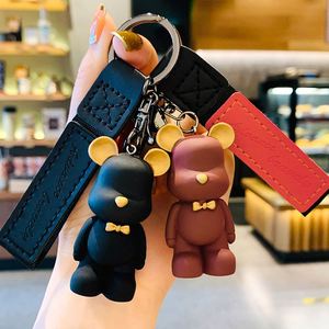 Creative Luxury Bear PVC Accessories Car <b>Key</b> Chain Pendants Charms Bear Keychain <b>Ring</b> for Women - Product Image 2