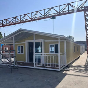 منزل متنقل 20 قدم و40 قدم بغرفتين وثلاث وأربع وخمس غرف نوم، منزل حاويات قابل للطي والتوسيع، فيلا فاخرة مسبقة الصنع، شقق وفنادق عائلية وإقامات منزلية - Product Image 1