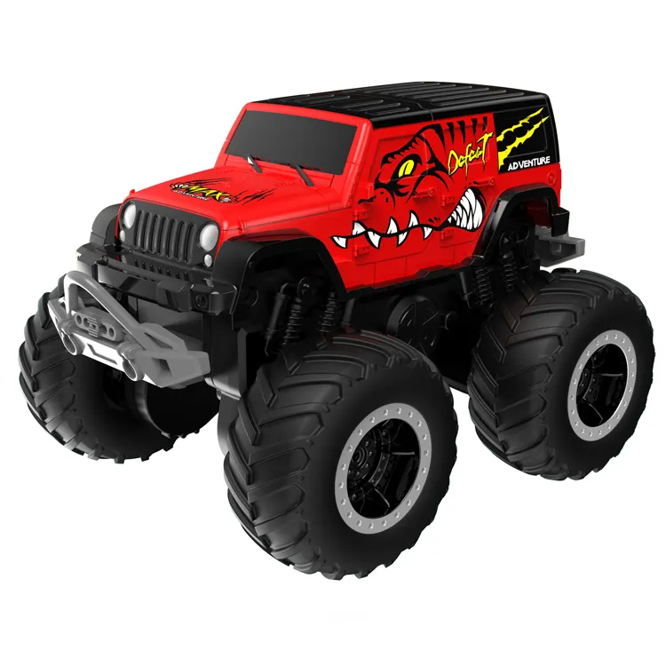 Mobil Remote Control amfibi 2.4 GHz 4x4 kendaraan Off Road kaki besar truk Monster semua medan mainan model 1/20 untuk anak laki-laki