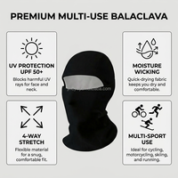 Masque de ski 1:1 en nylon camouflage, protection solaire intégrale du visage, pour sports d'hiver et pêche, stock USA, bonnets et casquettes
