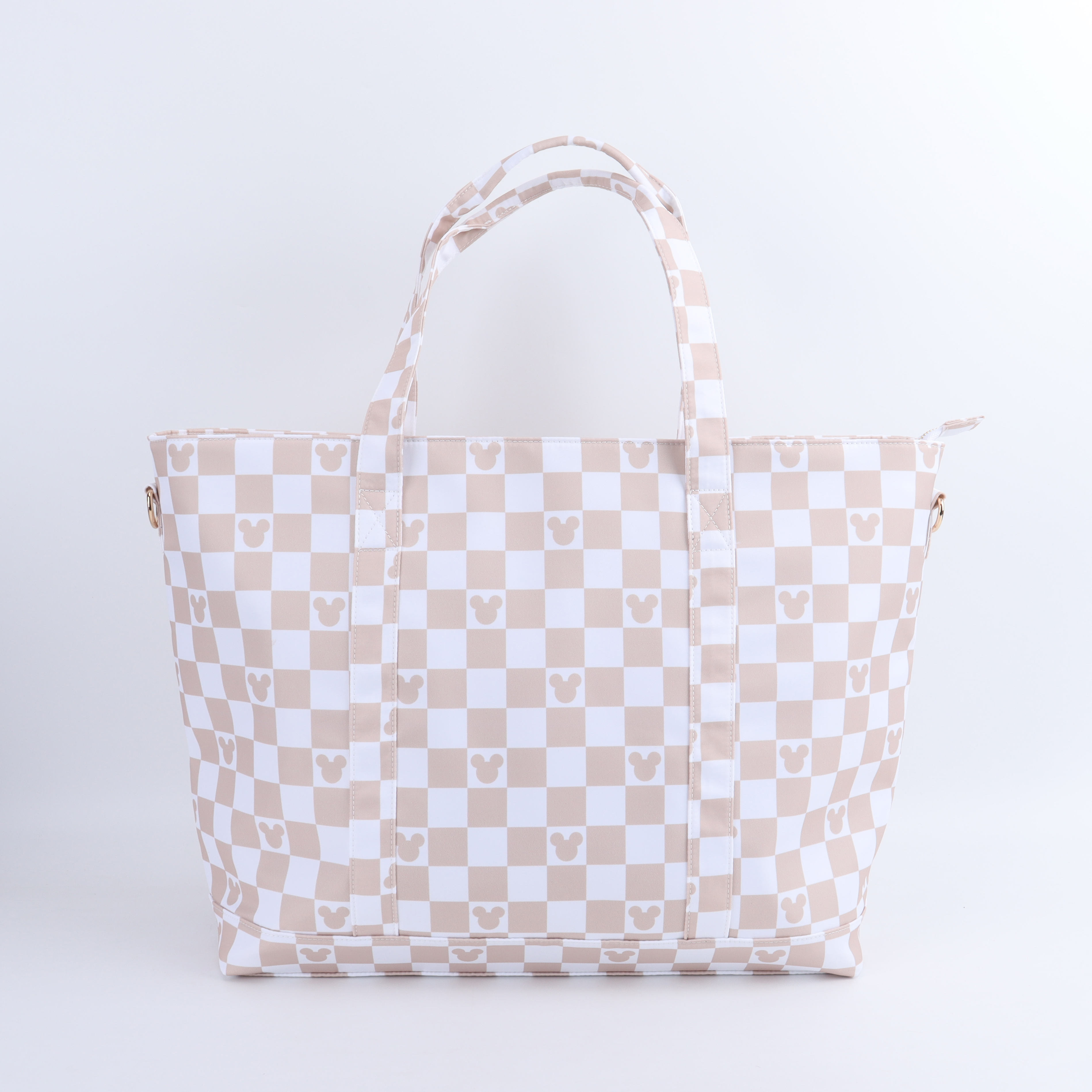 tan checkered