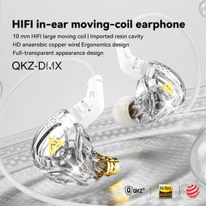 Écouteurs intra-auriculaires colorés <span class=keywords><strong>QKZ</strong></span> série AK6-DMX, 3.5mm, casque de jeu de basse hi-fi, boîte antibruit, écouteurs avec micro - Product Image 2